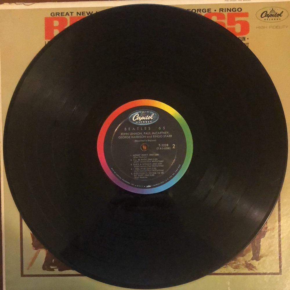 The Beatles '65 Vinyl Lp '64 - Picture 5 of 7